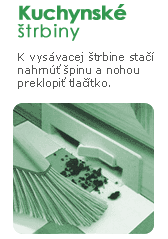 kuchynské štrbiny / zásuvky