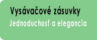 Vysavaov zsuvky